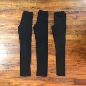 Girls Bottoms Legging Pants 3 Pc Bundle
Black Leggings Athletic Activewear
Mediu